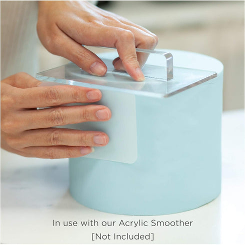 Flexsi Cake Fondant Smoother Shaper - Set of Four Pieces - Designer Essential Versatile Tool To Model, Shape, Smoothen and Finish Sugar Fondant Ca...