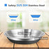 Premium Stainless Steel Dog Bowls - Non-Slip, 2.5 Cups Capacity, Durable and Safe for Your Beloved Pet...