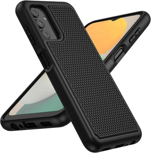 BNIUT for Samsung Galaxy A13 5G Case: Dual Layer Protective Heavy Duty Cell Phone Cover Shockproof Rugged with Non Slip Textured Back - Military P...