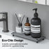Instant Dry Sink Caddy Kitchen Sink Organizer, Quick Drying Stone Sink Tray Diatomite Sponge Holder Soap Dish, Bathroom Countertop Fast Dry Water ...