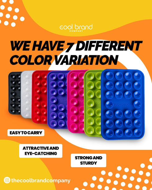 The Cool Grip - Suction Cup Phone Mount, Suction Phone Case, Phone Sticky Grip, Phone Suction Grip, Sticky Phone Case, Phone Holder, Silicone Suct...
