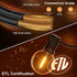 GPATIO Outdoor String Lights, 30FT Waterproof Patio Lights with 15+1 Dimmable Hanging Lights Globe G40 Bulbs, 2700k Shatterproof Connectable for B...