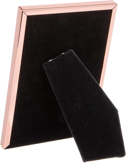 Maturi Rose Gold Colored Thin Edge Photo Frame - 6 x 8-Inch (15 x 20cm)...
