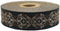 10.9 Yards 0.98 inch Celtic Knot Brown Jacquard Ribbon Trim Embroidered Sewing Band Woven Border 25976...