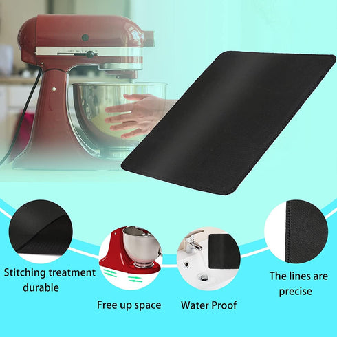 Heat Resistant Mat for Air Fryer,Heat Resistant Pad Countertop Protector Mat Kitchen Appliance Mats with Sliding Function,Coffee Maker Mat for Cou...