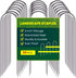 Galvanized Landscape Staples Plant Cover Stakes 6 Inch 11 Gauge Anti-Rust Garden Stakes Landscaping Fabric Pins Yard Stakes for Christmas Decorati...