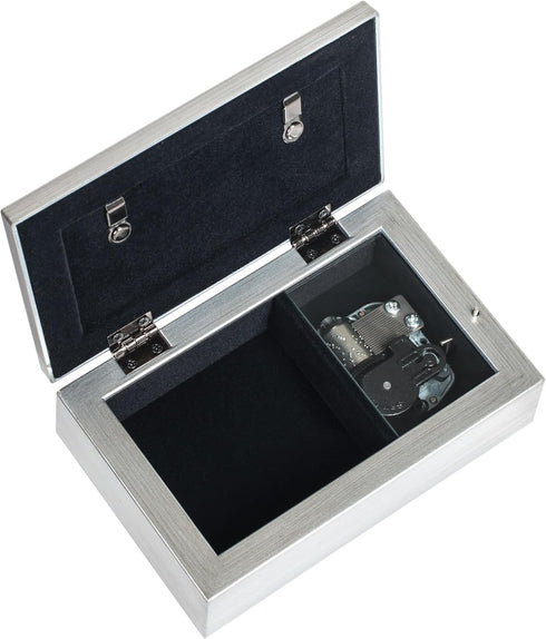 Cottage Garden Granddaughter Jeweled Silver Finish Petite Music Box Plays You are My Sunshine...