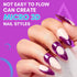 Makartt 3D Painting Gel Clear Nail Gel For Nails Art Chrome Nail Powder Micro 3D Sculpting Gel No Wipe UV Gel for Gel Nail Polish 3D Carving Drawi...
