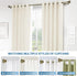 Urbanest Fluted Ball Adjustable Double Drapery Curtain Rod Set, 5/8", 48"-84", Antique Gold...