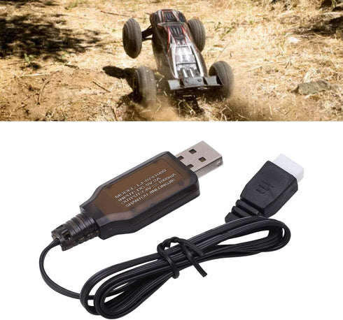 RC USB Charging Cable, RC Car Battery Charger 7.4V 1000mA Lipo Battery USB Charger Charging Cable for 1:16 Remote Control Car......