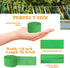 Crepe Paper Streamers 656ft 8 Rolls, Pack of Green, White and Gold Party Streamers for Birthday Wedding Baby Bridal Shower Decorations Christmas C...