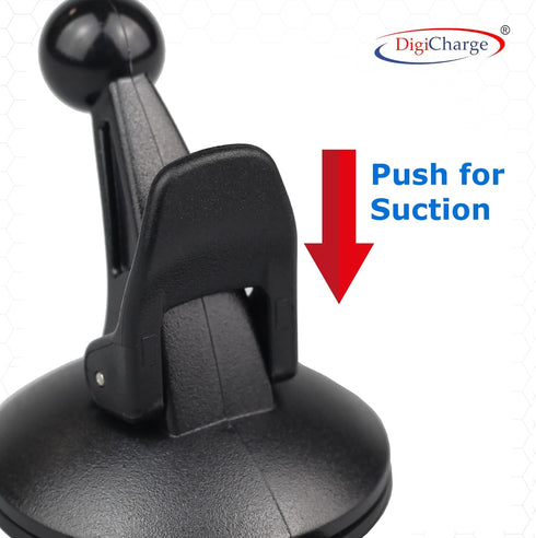 DigiCharge Window Windshield Mount Vehicle Car Suction for Garmin GPS, Holder for Drive 53 52 Nuvi Drivesmart Driveassist Dezl Camper CamperVan Zu...