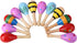 Sansheng 12 PCS Mini Fiesta Wooden Maracas Toys, Wooden Maracas Festival Painting, Wooden Carnival Maracas (Random Colors)...