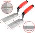 Goldblatt Industries Margin Trowel set, 6"X2" & 5"X2", Professional Masonry Flooring Tool for Concrete, Cement, Tile...