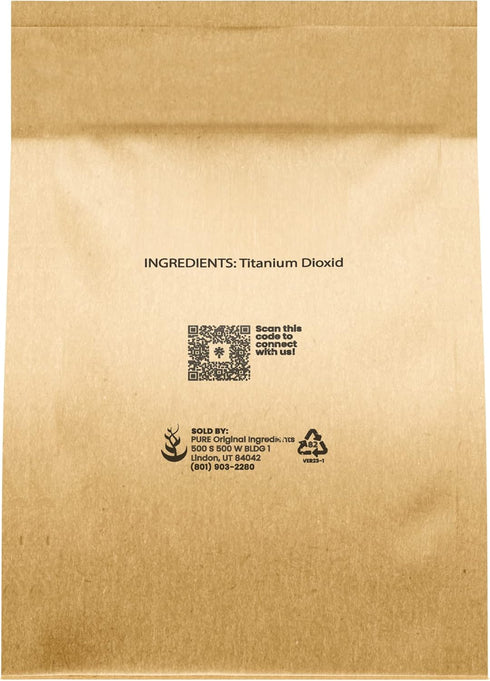Pure Original Ingredients Titanium Dioxide (4 oz) Naturally Occurring, Pigment & Colorant...