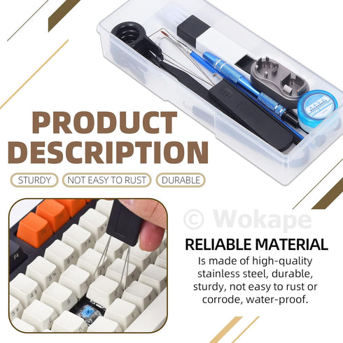 13Pcs Keyboard Lube Kit for Mechanical Keyboard Lube, Keyboard Tools Incl Cleaning Brush Lubrication Keycap Puller Switch Opener...