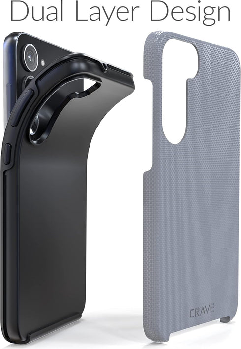 Crave Dual Guard for Samsung Galaxy S23 Plus Case, Shockproof Protection Dual Layer Case for Samsung Galaxy S23 Plus - Slate...
