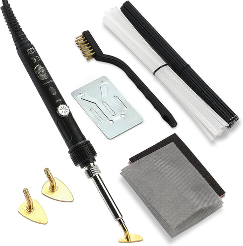 Plastic Welding Kit for Surface Repair, Adjustable Temperature Welder Tool for Car Bumper, Kayak, Canoe 110V 80W...