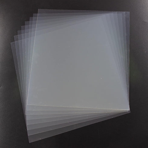 7 Mil Blank Mylar Stencil Sheet (10Pcs),12 x 12 Inch Clear Plastic Sheets, Acetate Sheets for Crafts, Plastic Sheets for Cutting Machine, PET Sten...