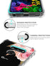 Floral Clear Pretty Phone Case for LG G8 ThinQ (2019 Release) for Women Girls,Flower Design Transparent Slim Soft Drop Proof TPU Bumper Cushion Si...