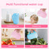 Baby Bath Rinse Cup, Silicone Baby Shampoo Rinser (pink)...