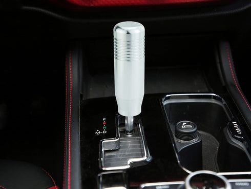 Abfer Short Shift Knob Car Gear Shifter Knobs Metal Shifting Stick Lever Handle Replace Fit Most Automatic Manual Transmission Vehicle (Silver)...
