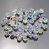 Dowarm 1000PCS Bicone Crystal Beads 4mm, Bulk Small Faceted Bicone Glass Beads for Jewelry Craft Making, DIY Bracelet, Necklace, Dolls (Crystal AB...
