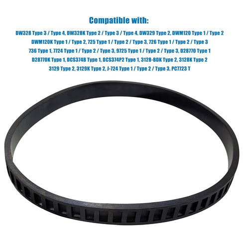 650721-00 Bandsaw Rubber Tires for Dewalt DCS374 DWM120 DW328 DW328K DW329 DW329K and D28770 Type 1 Replacement Pulley tire...