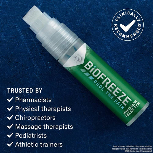 Biofreeze Precision Pain Relief Pen, Arthritis Pain Reliever, Mess-Free Cooling Joint Pain Relief, FSA/HSA Eligible, Menthol Pain Relief Liquid 1....