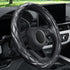 Soft Microfiber Leather Steering Wheel Cover, Universal 15 Inch for Women Girls, Fit Vehicles, Sedans, SUVs, Vans, Trucks - Black...