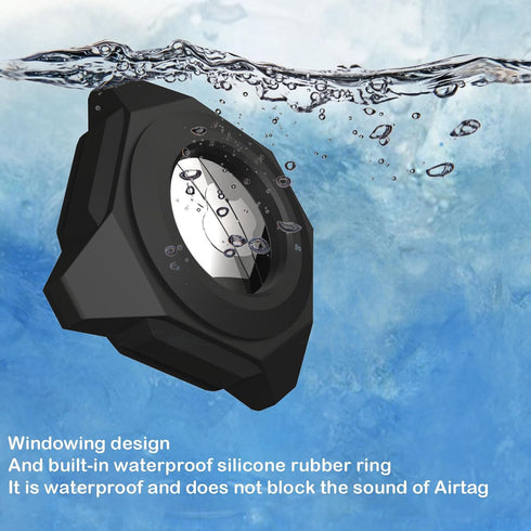 Waterproof AirTag Holder Stick-on Mount Case for Apple Airtag, 3M Double-Sided Adhesive Tape Hidden Protective GPS Tracker Case, Bike, Bicycle, Ca...