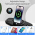 Charger Station for iPhone Multiple Devices, Foldable 3 in 1 Fast Charging Dock Stand for iPhone 14 13 12 11 Pro X Max XS 8 7,Compatible with Appl...