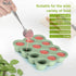 Baby Food Storage Container - 1.5oz x 12 Pods Silicone Freezer Tray with Lid for Homemade Baby Food, Fruit Purees, Vegetable & Breast Milk (Green)...
