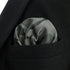 SHLAX&WING Unique Grey Pocket Square for Men Camo Camouflage 12.6 inches...