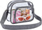 OrabenClear Messenger Bag Clear Bag Stadium Approved, Clear Purse Clear Crossbody Bag for Work, Workout, Sports...