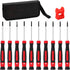 11-Piece Precision Screwdriver Set - Magnetic Mini Screwdrivers for Eyeglasses, Watches, Computers, Laptops, Phones - Phillips, Slotted, Torx, Non...