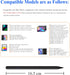 Active Stylus Pens for Touch Screens, DOGAIN Pencil for Android, Rechargeable Tablet Pen POM Tip Magnetic iPad Pencil for iPad/Pro/Air/Mini/iPhone...