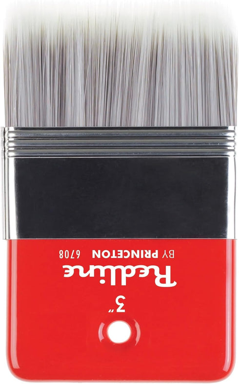 Princeton Redline Paintbrush, Size 3 inch, Red...