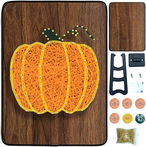 BAZIMA DIY String Art Kit for Beginner, DIY Pumpkin Craft Kit,Unique Gift,Craft Kit for Holidays......