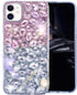 Bonitec for iPhone 11 Case 3D Glitter Sparkle Bling Case for Women Luxury Shiny Crystal Rhinestone Diamond Bumper Clear Rose Gems Protective Case ...