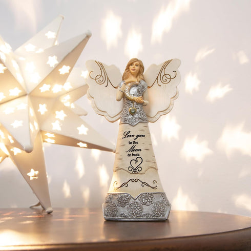 Pavilion - Love You to The Moon & Back - 6 Inch Collectible Angel Figurine...