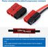 smseace 105Pcs 15/30/45Amp Power Connectors with PVC Cover 1.5-6mm² (20-10AWG) Quick Disconnect Power Pole connectors,Flame Retardant Sleeve for P...