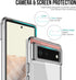 for Google Pixel 6 Case: Military-Grade Shockproof Phone Cover with Tempered Glass Screen Protector, Anti-Scratch & Reinforced Bumpers - Crystal C...