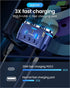YANTU Cigarette Lighter Adapter, Car Charger Adapter 3 Socket Cigarette Lighter Splitter with LED Voltage Display PD/QC 3.0 Charger On/Off Switche...