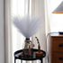 7 PCS Faux Pampas Grass, 23"/60cm White Pampas Grass Decor,7 Branches | Each Stem Fluffy Small Pompous Grass for Vase Filler in Table Vase Decor f...
