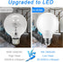 8 Pack Bathroom Light Bulbs, 60 watt Equivalent, E26 Medium Base, Daylight 5000K, G25 LED Globe Light Bulbs for Bathroom Vanity, 120V Round Light ...