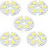 MECCANIXITY COB LED Light Chip Bead 3W 120lm 6000-6500K 23mm 9-11VDC Energy Saving Bulb for Spotlight Floodlight Replacement White 10Pcs...