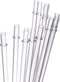 Dakoufish 9 Inch Clear Reusable Thick Plastic Drinking Straws for 16 oz & 20 oz Mason Jar Tumblers,Set of 12 Pcs Straws with Cleaning Brush (9inch...