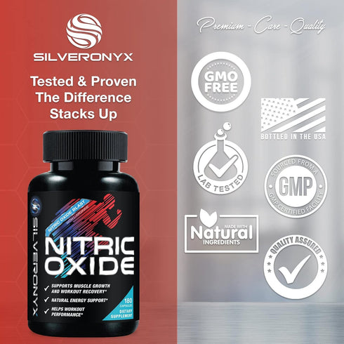 Extra Strength Nitric Oxide Supplement 3X Strength L Arginine, Citrulline Malate, AAKG, Beta Alanine - Premium Muscle Supporting Nitric Booster - ...