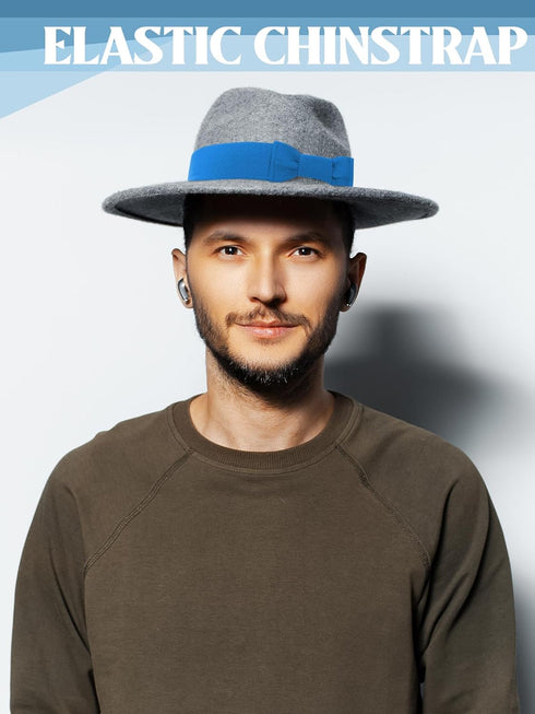 6 Pcs Stretchable Bowknot Hat Band Cowboy Hat Bands for Women Fedora Hat Bands Hat Ribbon Panama Straw Hat Accessories...